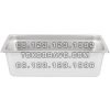 Gastronom Pan Stainless Steel Food Pan FP 1/1-6 Getra