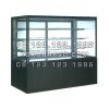 Rectangular Cake Showcase Black Marble Panel 3 Shelves SR-760V Gea