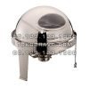 Chafing Dish Round Roll Top 6L with Window Lid YH-721LD Getra